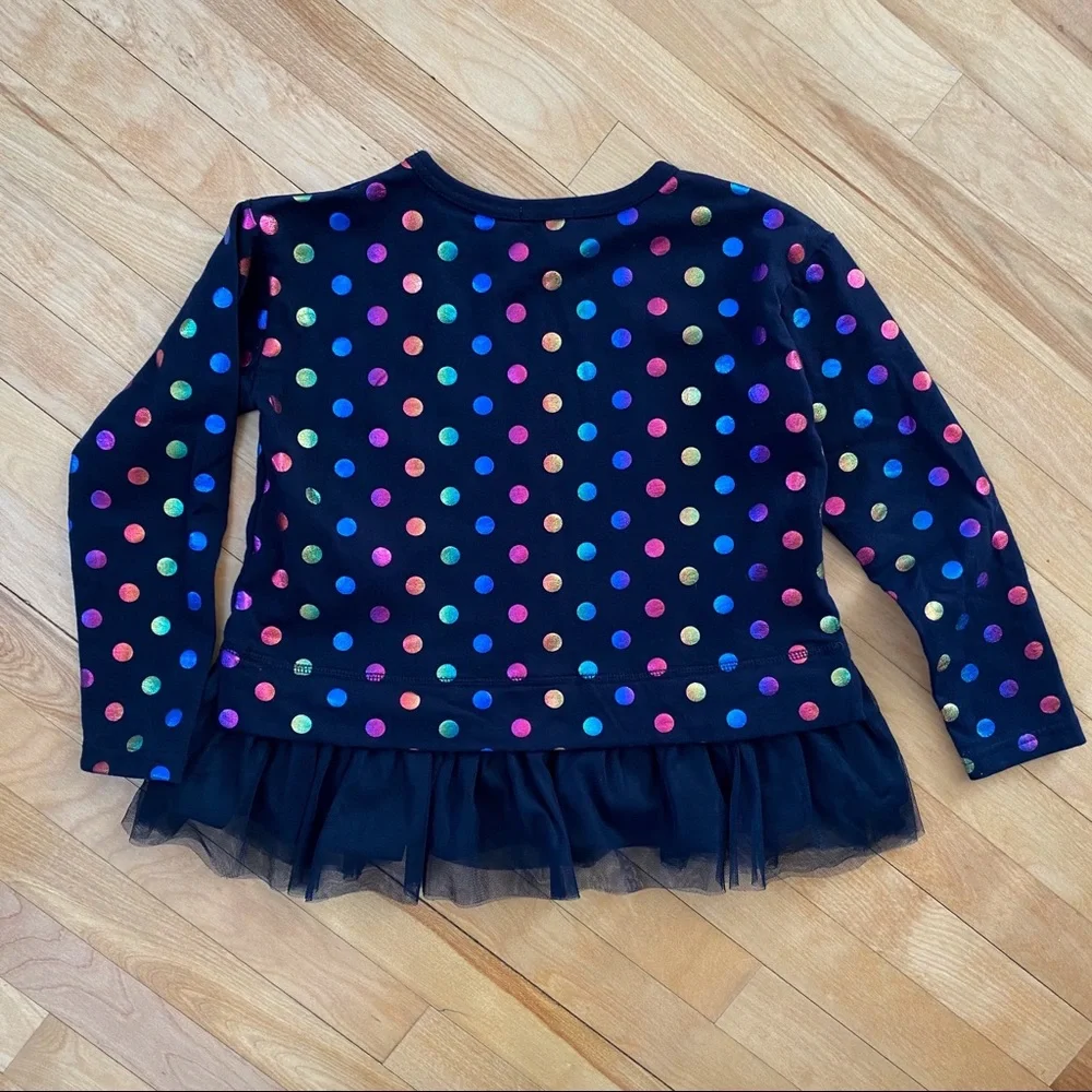 J. Crew  Dot Sweatshirt - Size 8